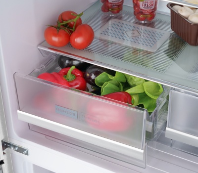 Детальное фото товара: Weissgauff WCD 450 White Rock Glass NoFrost Inverter