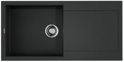 Детальное фото товара: Omoikiri Sakaime 100-BL, мойка, гранит, черный