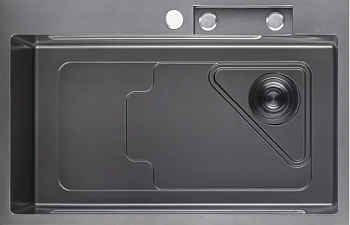 Фото товара: GranFest 7246 PVD, мойка, нержавеющая сталь, графит