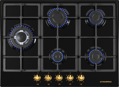 Детальное фото товара: Maunfeld EGHE.75.33CB.R/G газовая поверхность