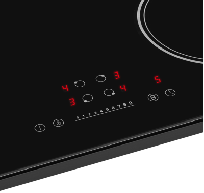 Maunfeld AVI594FBK Детальное фото товара: Maunfeld AVI594FBK индукционная поверхность