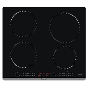 Фото товара: Brandt BPI1641SB индукционная поверхность