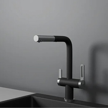 Фото товара: GRANULA 8170 смеситель, гранит, шварц