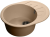 GranFest RONDO GF-R-580 L, мойка, мрамор, топаз Детальное фото товара: GranFest RONDO GF-R-580 L, мойка, мрамор, топаз