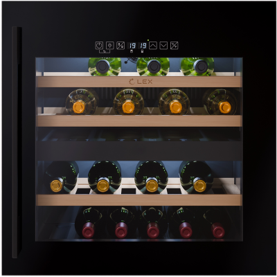 Детальное фото товара: LEX LWD6036BL dual zone S