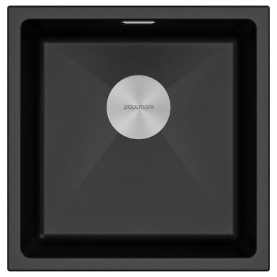 Детальное фото товара: Paulmark LUMI 45UNI, мойка, гранит, черный