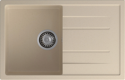 GranFest QUADRO GF-Q-780 L, мойка, мрамор, кашемир