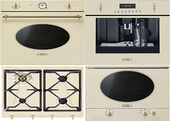 Фото товара: Smeg SRV864POGH + SF800PO + MP822NPO + CMS8451P