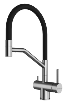 Детальное фото товара: Paulmark RUBERT, смеситель, брашированная сталь