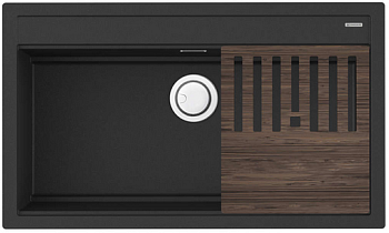 Фото товара: Omoikiri Kitagawa 86-LB-GB, мойка, керамика, графит