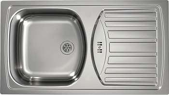 Фото товара: ALVEUS BASIC 170 NAT-90 NEW, мойка, нержавеющая сталь (в комплекте с сифоном 1130550)