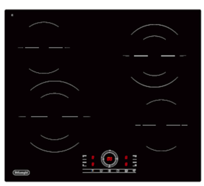 Детальное фото товара: DeLonghi VITTORIO 2E1F CR стеклокерамическая поверхность