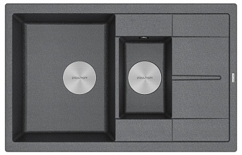 Фото товара: Paulmark FLUGEN 60/1,5, мойка, гранит, графит