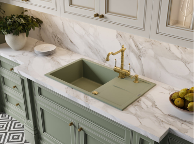 Детальное фото товара: Omoikiri Sumi 86A-WH, мойка, керамика, белый