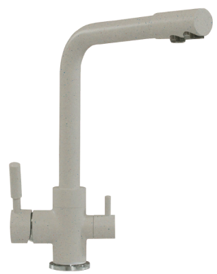 Детальное фото товара: Polygran Высокий Дуо, смеситель, серый 14