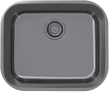Фото товара: ALVEUS VARIANT MONARCH 10 ANTHRACITE, мойка, нерж. сталь, антрацит (в компл. с выпуском без сифона)