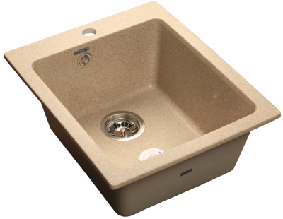 GranFest PRAKTIK GF-P-505, мойка, мрамор, песочный