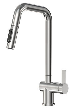 Фото товара: GRANULA 7273 смеситель, сталь сатин