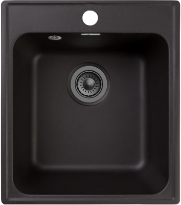 GranFest QUARZ GF-Z17, мойка, гранит, черный