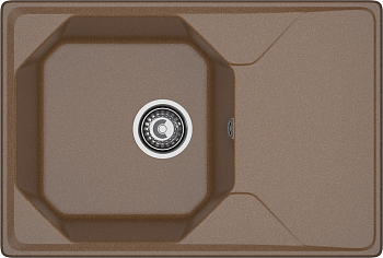 Фото товара: GranFest UNIQUE GF-U-740L, мойка, мрамор, терракот