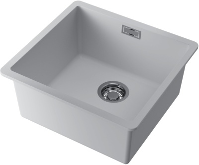 Omoikiri Kata 44-U-WH, мойка, гранит, белый Детальное фото товара: Omoikiri Kata 44-U-WH, мойка, гранит, белый