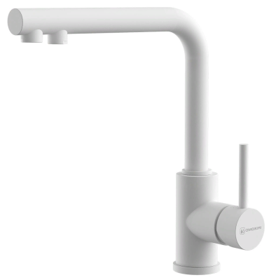 Omoikiri Nakagawa 2 Plus-WH, смеситель, гранит, белый