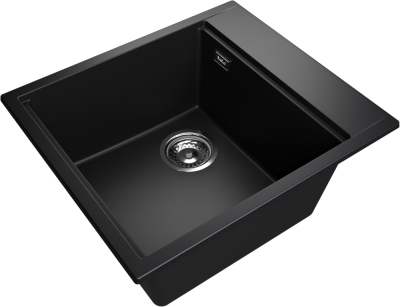 Детальное фото товара: Rivelato TESORO TR-455-L nero мойка, гранит, чёрный