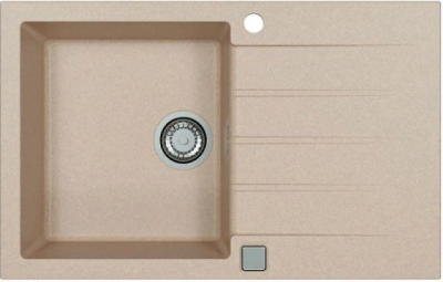 ALVEUS GRANITAL CADIT 20 TERRA - G22, мойка, гранит, песочный (в комплекте с сифоном 1132823)