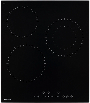 Фото товара: Krona ZAUBER 45 BL 1DZTS стеклокерамическая поверхность