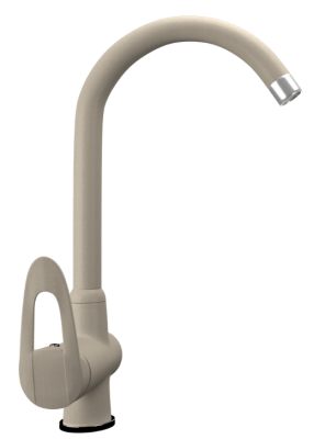 Детальное фото товара: Maunfeld MFQT-6BG, смеситель, гранит, бежевый