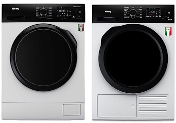 Фото товара: Korting стирка KWM 59ID14107 + сушка KD 69 IHP