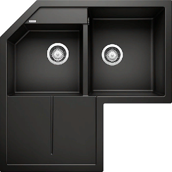 Фото товара: Blanco Metra 9 E, мойка, гранит, черный