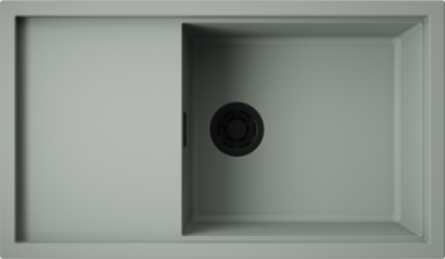 Детальное фото товара: Omoikiri Sintesi 86-WG, мойка, керамика, wind green