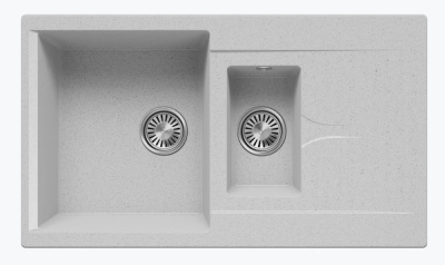 Polygran BRIG-870, мойка, мрамор, светло-серый 314 Polygran BRIG-870, мойка, мрамор, светло-серый 314