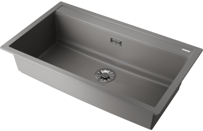 Детальное фото товара: Omoikiri Kitagawa 86-LB-GR, мойка, керамика, leningrad grey