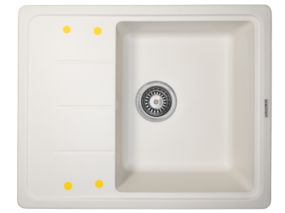 Ecoshtein RECHTECK 620, мойка, гранит, жасмин