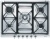 Smeg SE70SGH-5 Детальное фото товара: Smeg SE70SGH-5 газовая поверхность