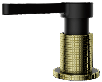 Фото товара: Omoikiri OM-05-LG-GB, дозатор для моющего средства, светлое золото/графит