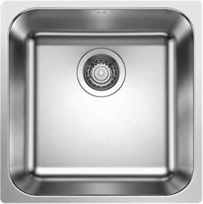 Детальное фото товара: Blanco Supra 400-IF, мойка, нержавеющая сталь полированная, без клапана-автомата
