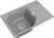Rivelato LOCUS LS-75 grigio metallizzat, мойка, гранит, серый металлик Детальное фото товара: Rivelato LOCUS LS-75 grigio metallizzat, мойка, гранит, серый металлик