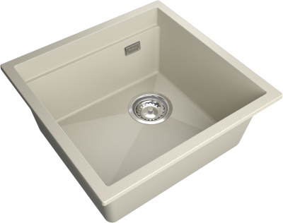 Детальное фото товара: Rivelato LINO LN-454-R beige scuro мойка, гранит, тёмно-бежевый