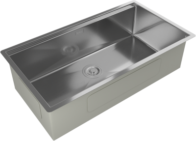 Детальное фото товара: Rivelato RINOX 8044 UN INOX, мойка, нержавеющая сталь