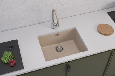 Детальное фото товара: ALVEUS OMNI 30 GRANITAL TERRA-G22, мойка, гранит, песочный (в комплекте с сифоном 1145083)