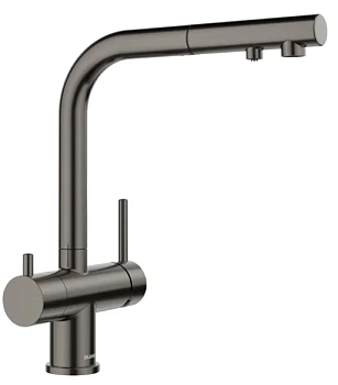 Фото товара: Blanco Fontas-S II, смеситель, темная сталь