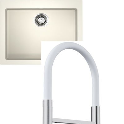 Omoikiri Bosen 57-WH + Kanto-2 Plus-SB BN-WH белый