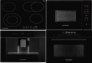 Фото товара: KUPPERSBERG ECS 627 + KMW 694 + HMW 650 BL + KCM 182 BLACK