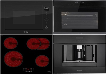 Фото товара: KORTING HK 62550 B + OKB 1331 S GNBX + KMI 825 TGN + KCM 9200 BG