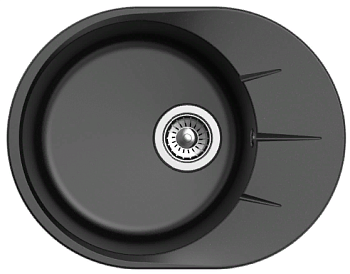 Фото товара: Ewigstein Rund R- 45F, мойка, гранит, черный