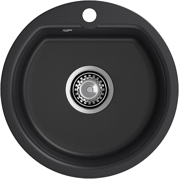 Фото товара: ЭкоМ М-435, мойка, мрамор, черный