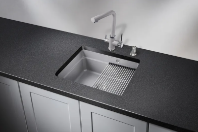 GRANULA 5501U мойка, гранит, алюминиум Детальное фото товара: GRANULA 5501U мойка, гранит, алюминиум